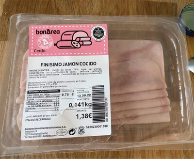 Finisimo jamon cocido