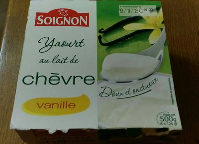 Yaourt au lait de chèvre Vanille front packaging