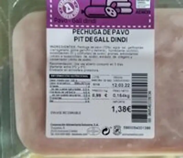 Pechuga de pavo