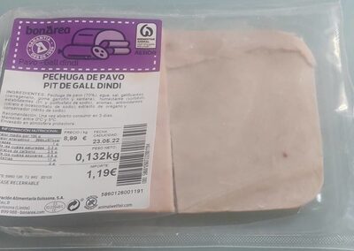 Pechuga de pavo pit de gall dindi