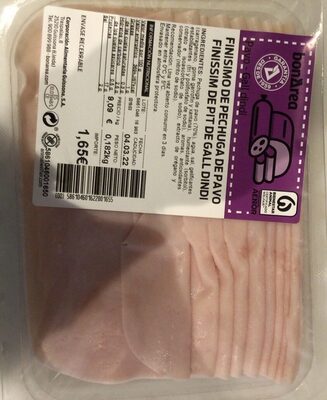 Finisimo pechuga de pavo