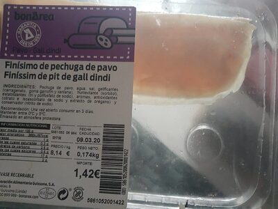 Finísimo de pechuga de pavo