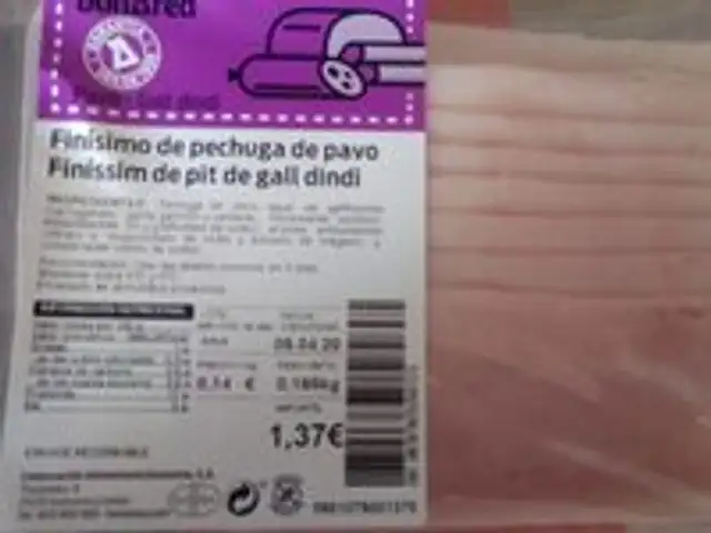 Finísimo de pechuga de pavo