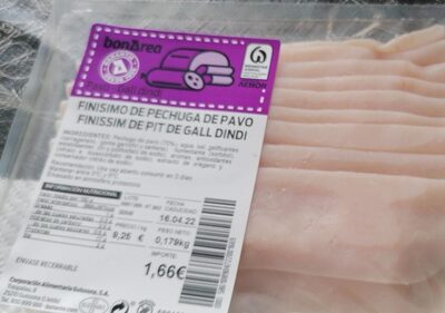 Finisimo de pechuga de pavo