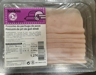 Finísimo de pechuga de pavo