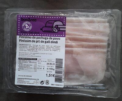 Finisimo de pechuga de pavo