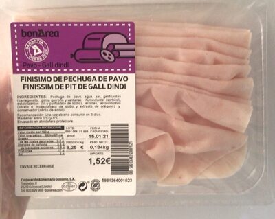 FINISIMO DE PECHUGA DE PAVO