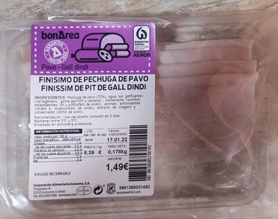 Pechuga de pavo