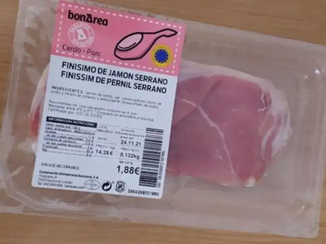 Finisimo de jamon serrano front packaging