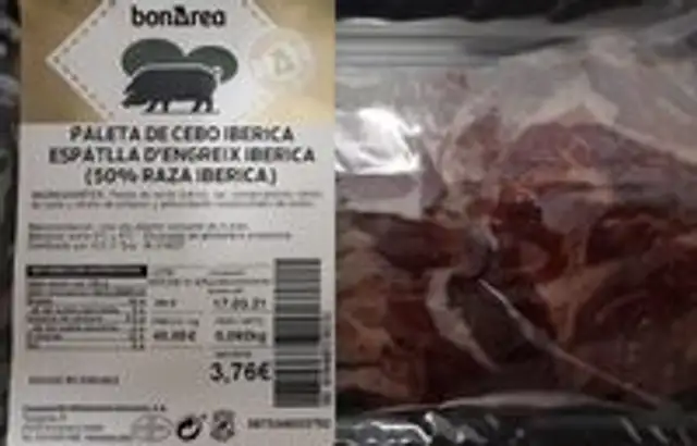 Paleta de cebo iberica