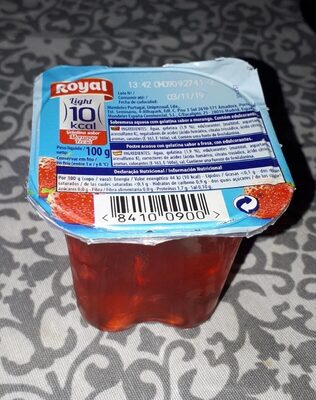 Gelatina Fresa Light