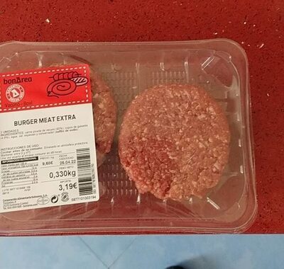 Burger meat extra