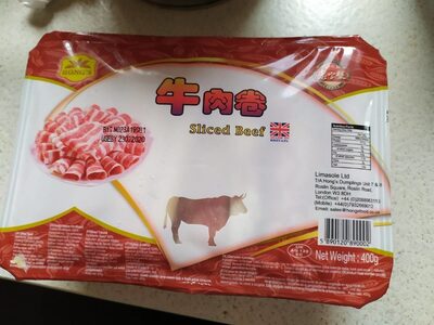 Sliced beef