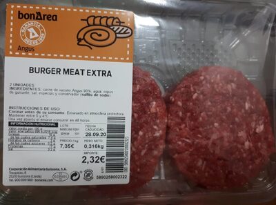 Burger meat extra
