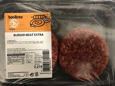 Burger meat extra