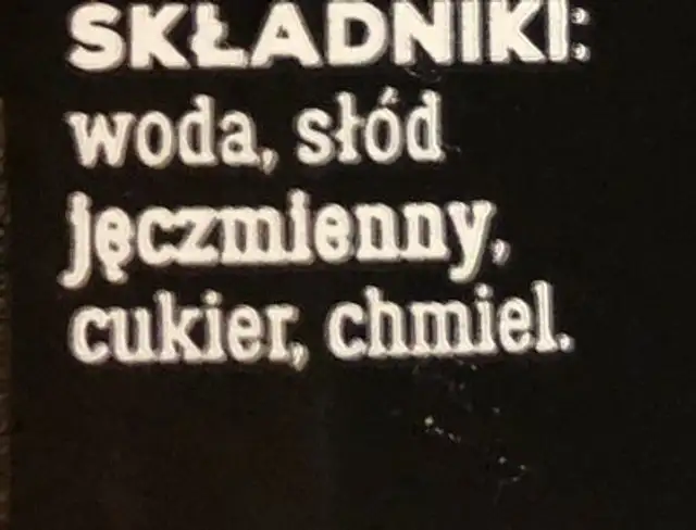 Karmi classic ingredients label