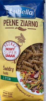 Whole grain pasta with rye