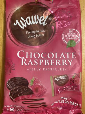 Jeleuri de zmeură învelite în ciocolată