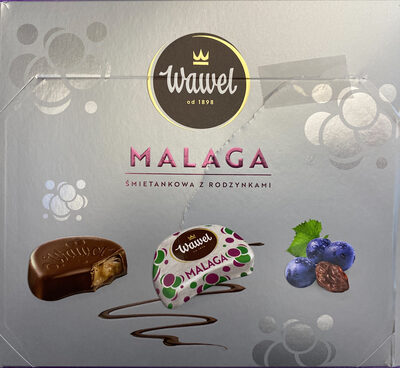 Malaga Smietankowa z rodzynkami