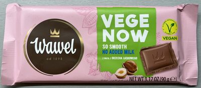 Vege now z pastą z orzecha laskowego