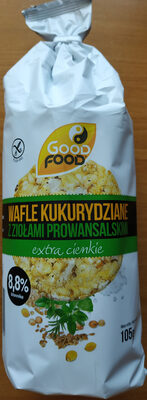 Wafle kukurydziane z ziołami prowansalskimi