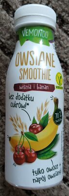 Ovesné smoothie jablko, třešeň a banán