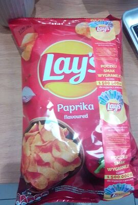 Lay's Paprika flavoured front packaging