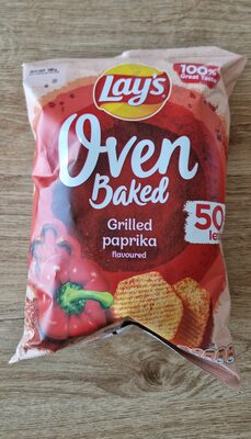 Oven baked grilled paprika front packaging