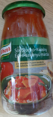 Sos słodko-kwaśny z ananasem i pędami bambusa front packaging