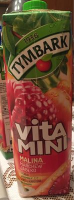 Sok z marchwi, jabłek i malin