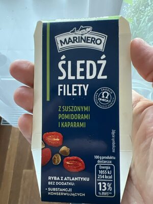 Śledź Filety Z Suszonymi Pomidorami I Kaparami