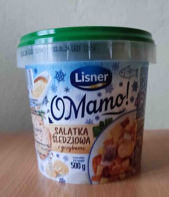 Sałatka śledziowa z grzybami