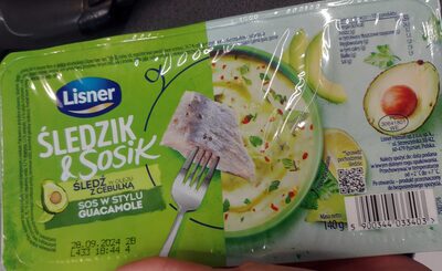 Śledzik & sosik - sos w stylu guacamole