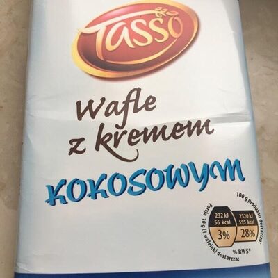 Wafle z kremem front packaging