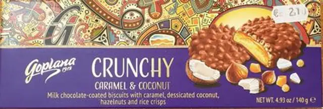 Crunchy Caramel & Coconut