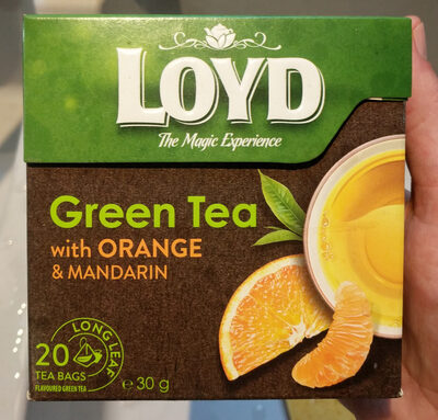 Loyd Tea Green & White (orange & Mandarin)