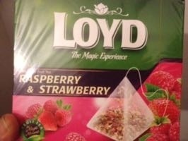 Raspberry and strawberry tea