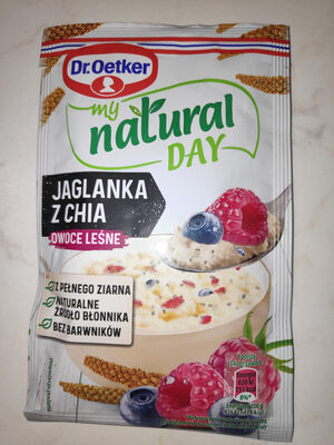 Jaglanka z Chia owoce leśne