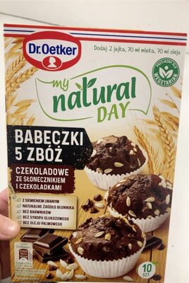 Muffin natural day front packaging