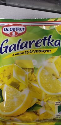 Dr. Oetker - Lemon Flavour Jelly front packaging