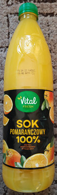 Sok 100% Pomarańczowy front packaging