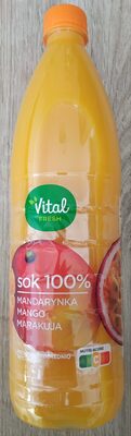 Sok 100% Mandarynka Mango Marakuja