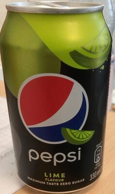 Pepsi max limette front packaging