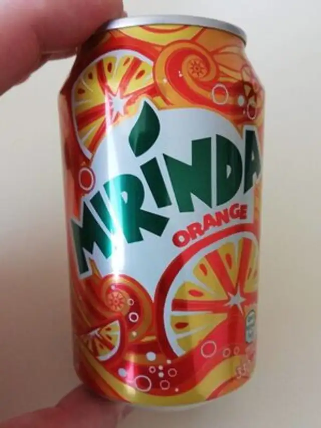 Mirinda Orange front packaging