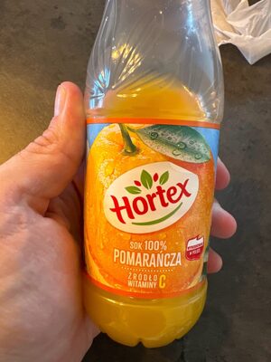 Sok 100% Pomarańcza front packaging