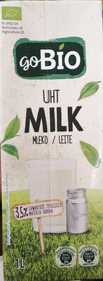 UHT Mleko 3,5% front packaging