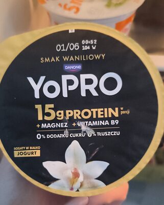 Vanilla Yogurt 0% Sugar front packaging