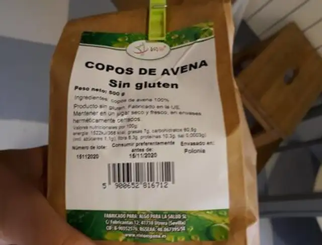 Avena sin Gluten