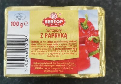 Schmelzkäse paprika