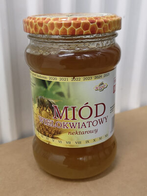 Miód wielokwiatowy front packaging